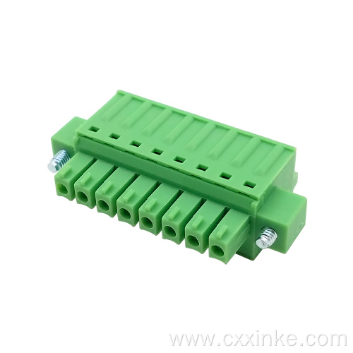 3.5MM with ear screw spring terminal crimping plug